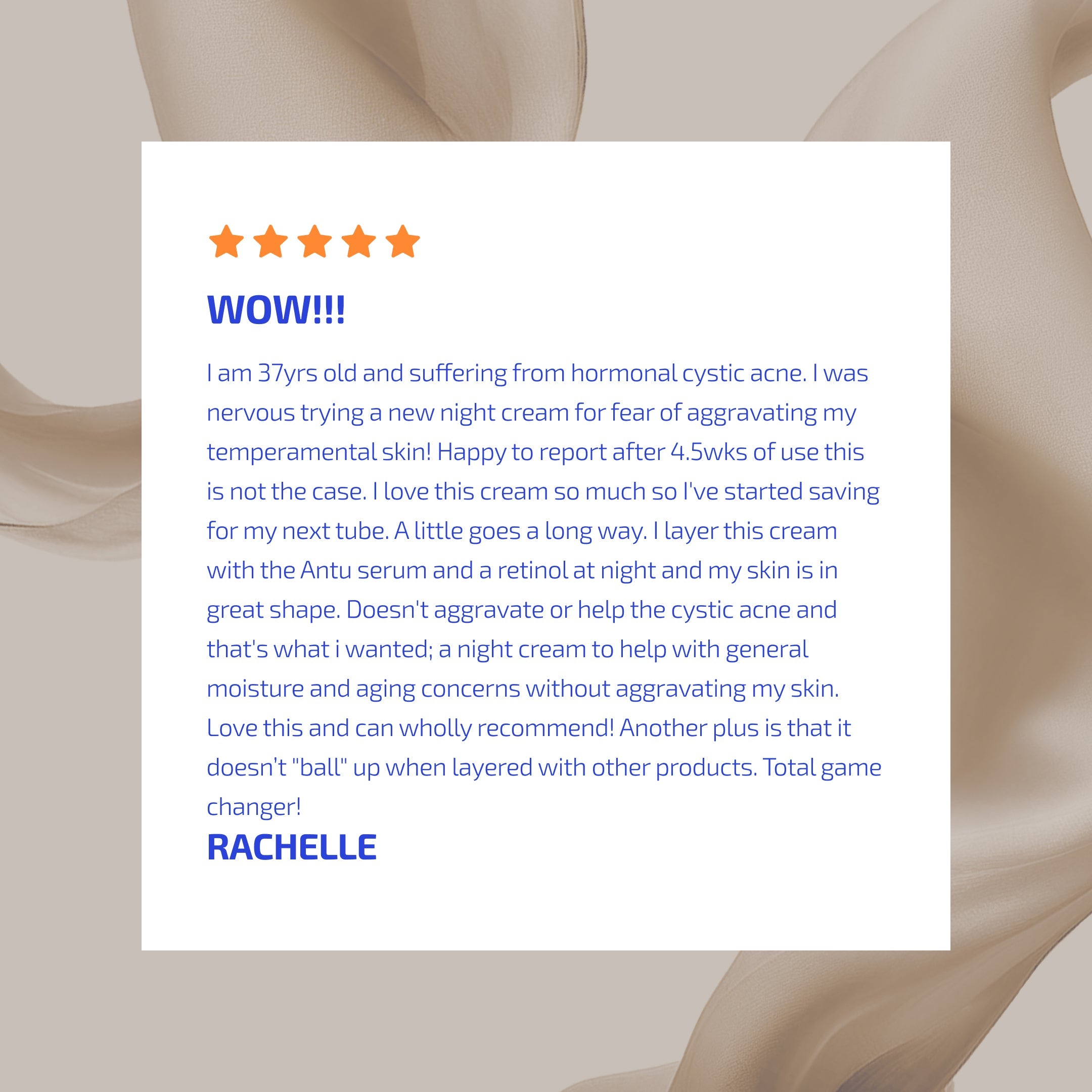 Overnight Repair Cream – Support Collagen & Deep Hydration for Skin Longevity – ANTÜ (Age: 30-60+)