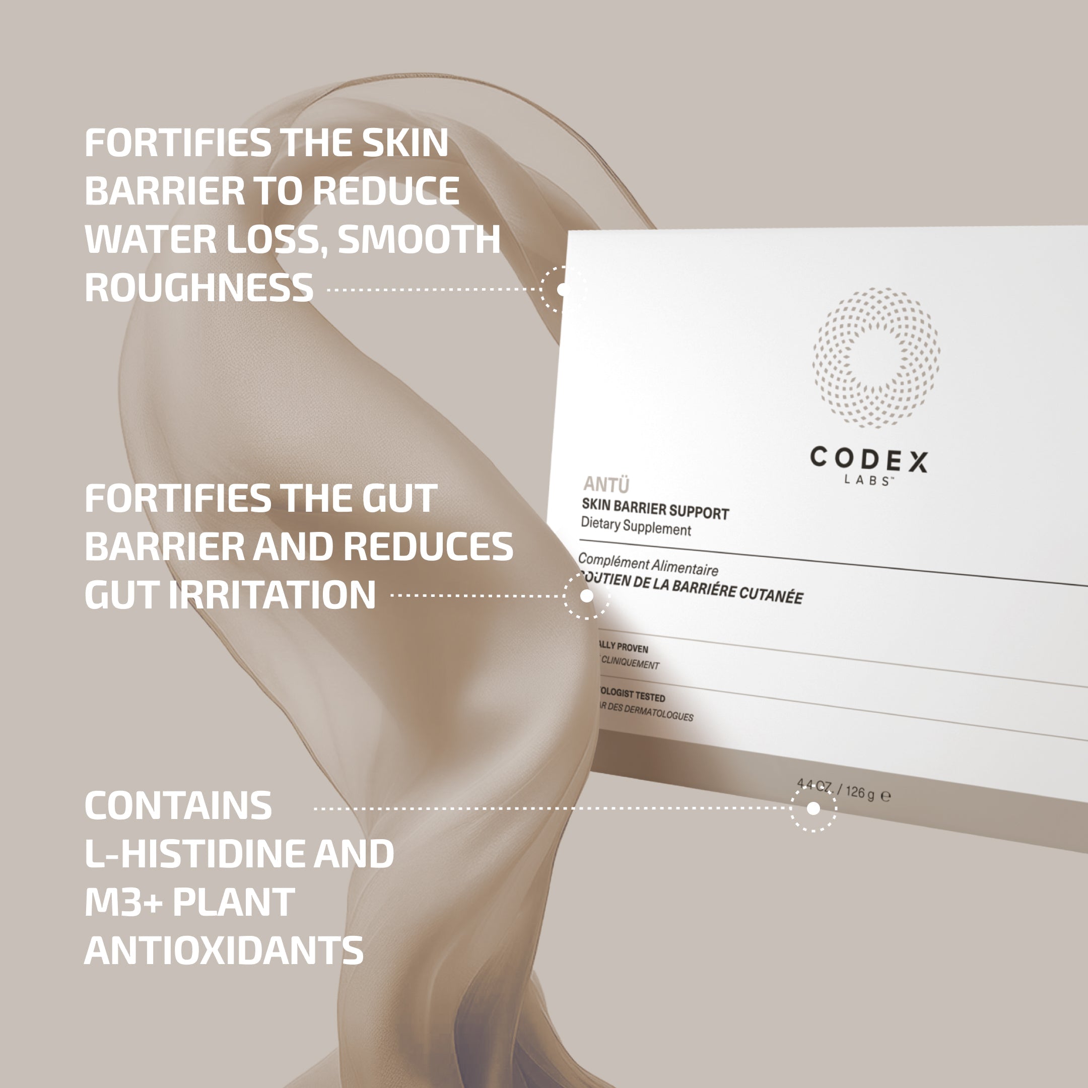 Skin Barrier Repair Supplement for Dry & Sensitive Skin – ANTU Powder Sachets