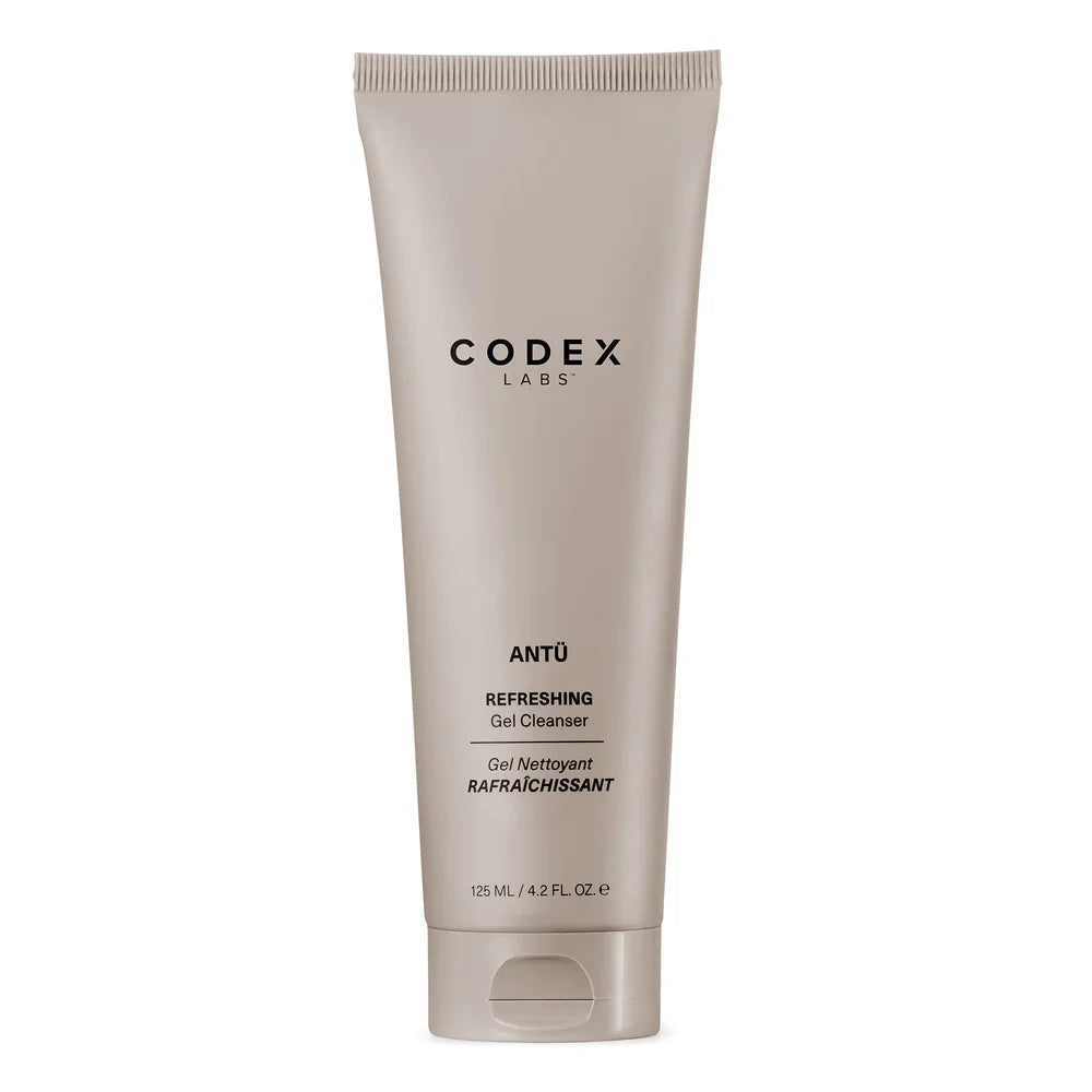 A product image of the Antu Refreshing gel cleanser  placed on a white background.