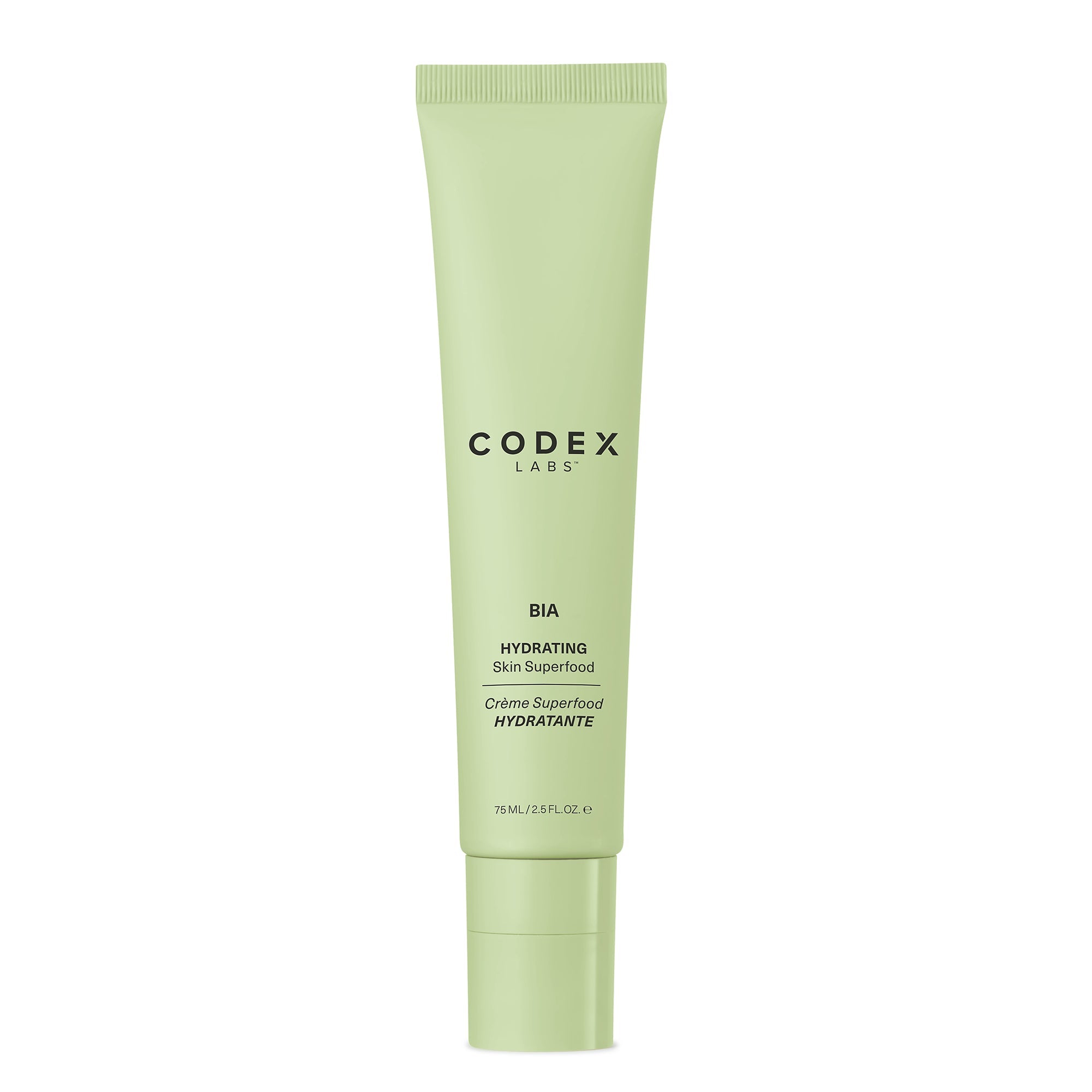 Image of the Bia Skin Superfood Moisturizer front of bottle. | Codex Labs