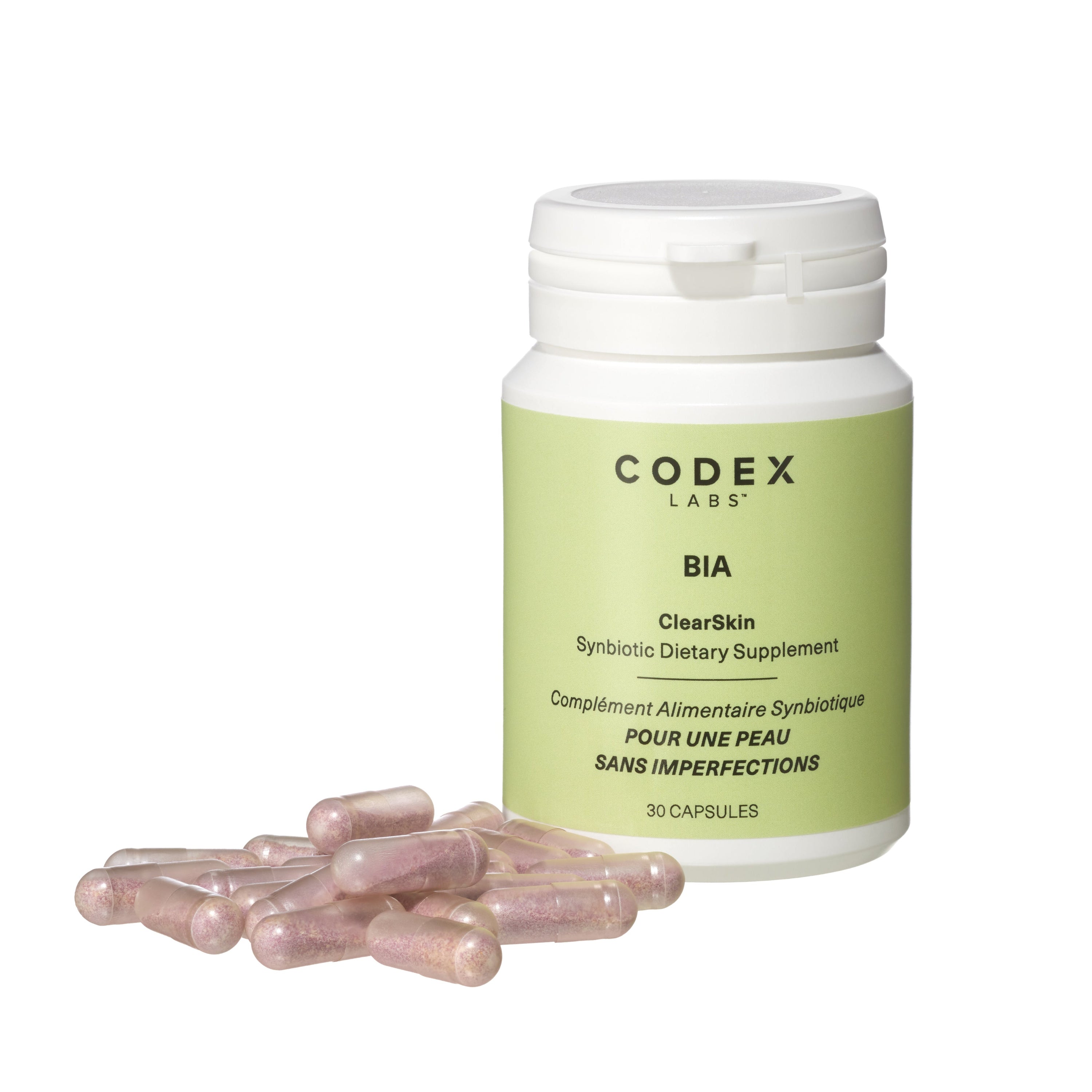 Clear Skin Synbiotic Supplement for Eczema-Prone Skin – 30 Capsules (Age: 12+)